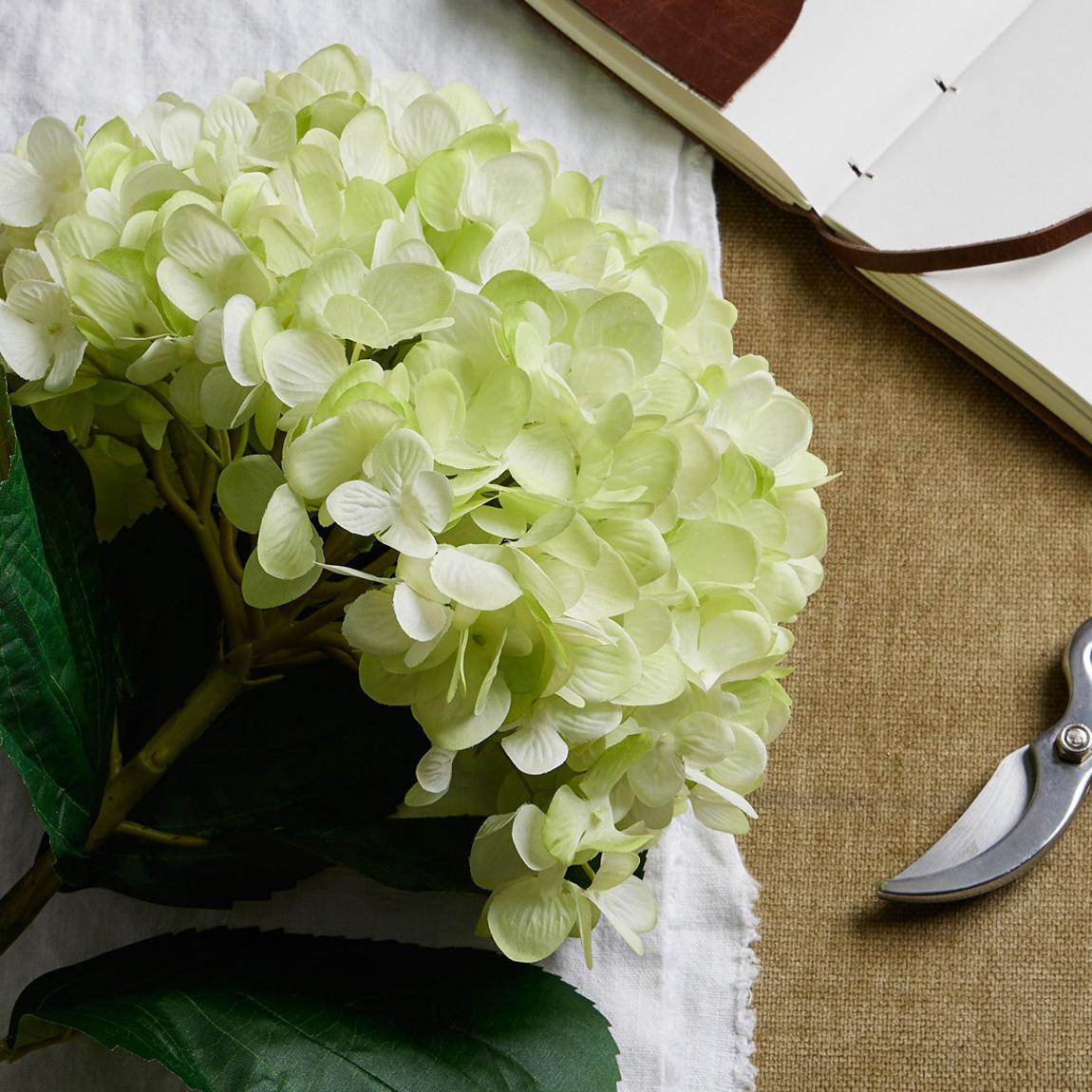 Oversized Faux Green Hydrangea main product photo