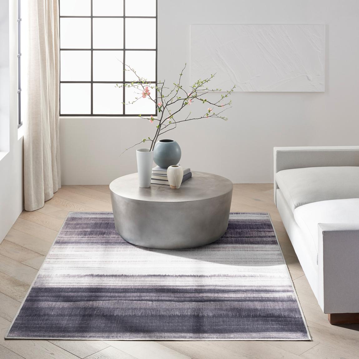 Launder LDR01 221 x 160cm Rug, Ivory/Black main product photo