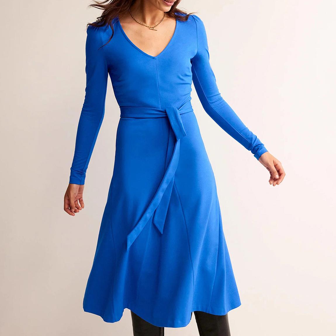 Blue Bella Ponte Midi Dress main product photo
