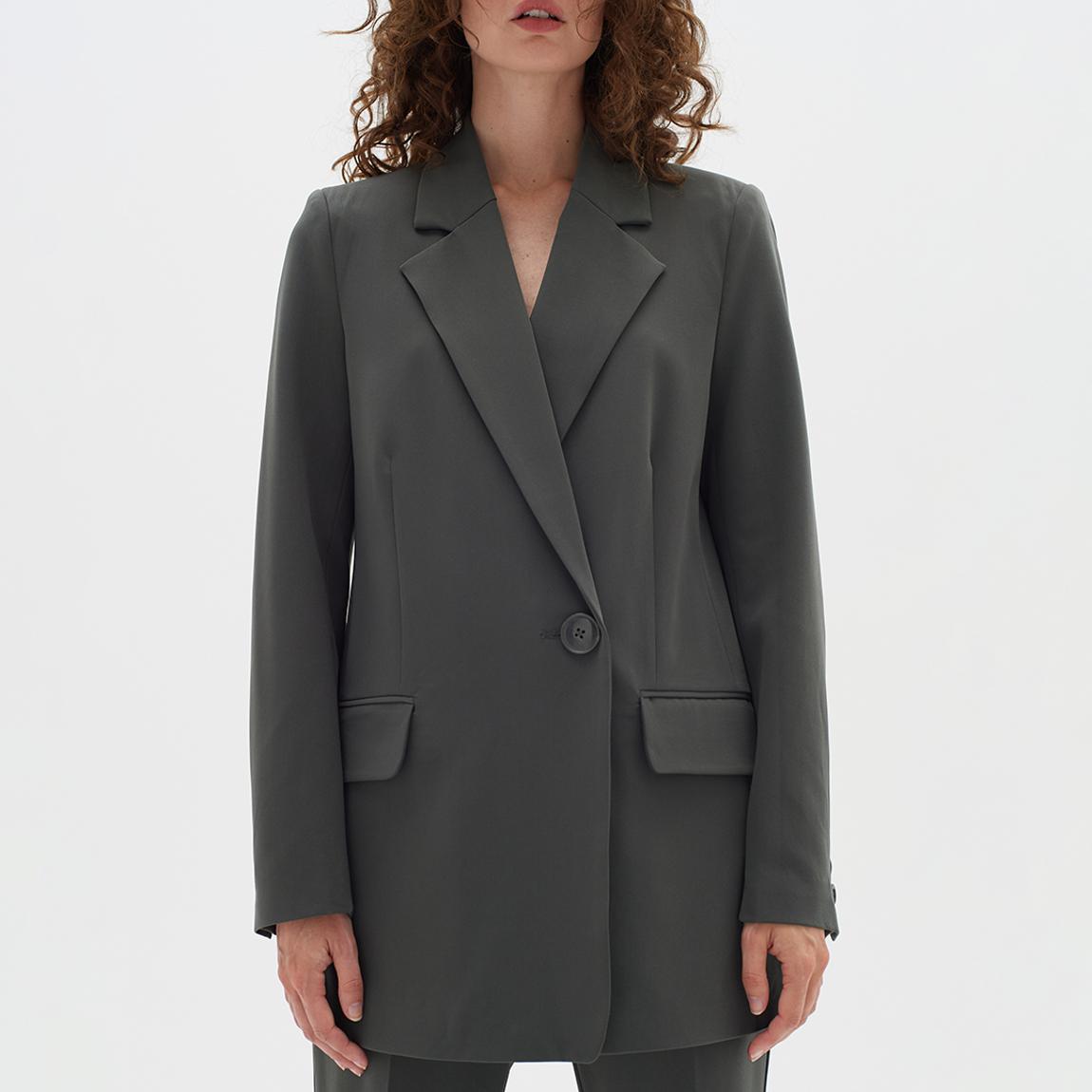 Khaki Single Breasted Blazer main product photo