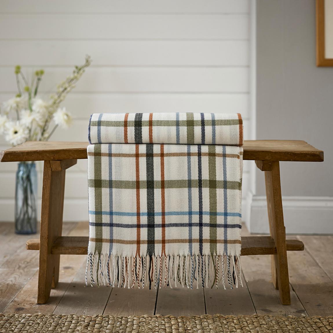 Buxton Yarn Dyed Woven Throw, Multi main product photo
