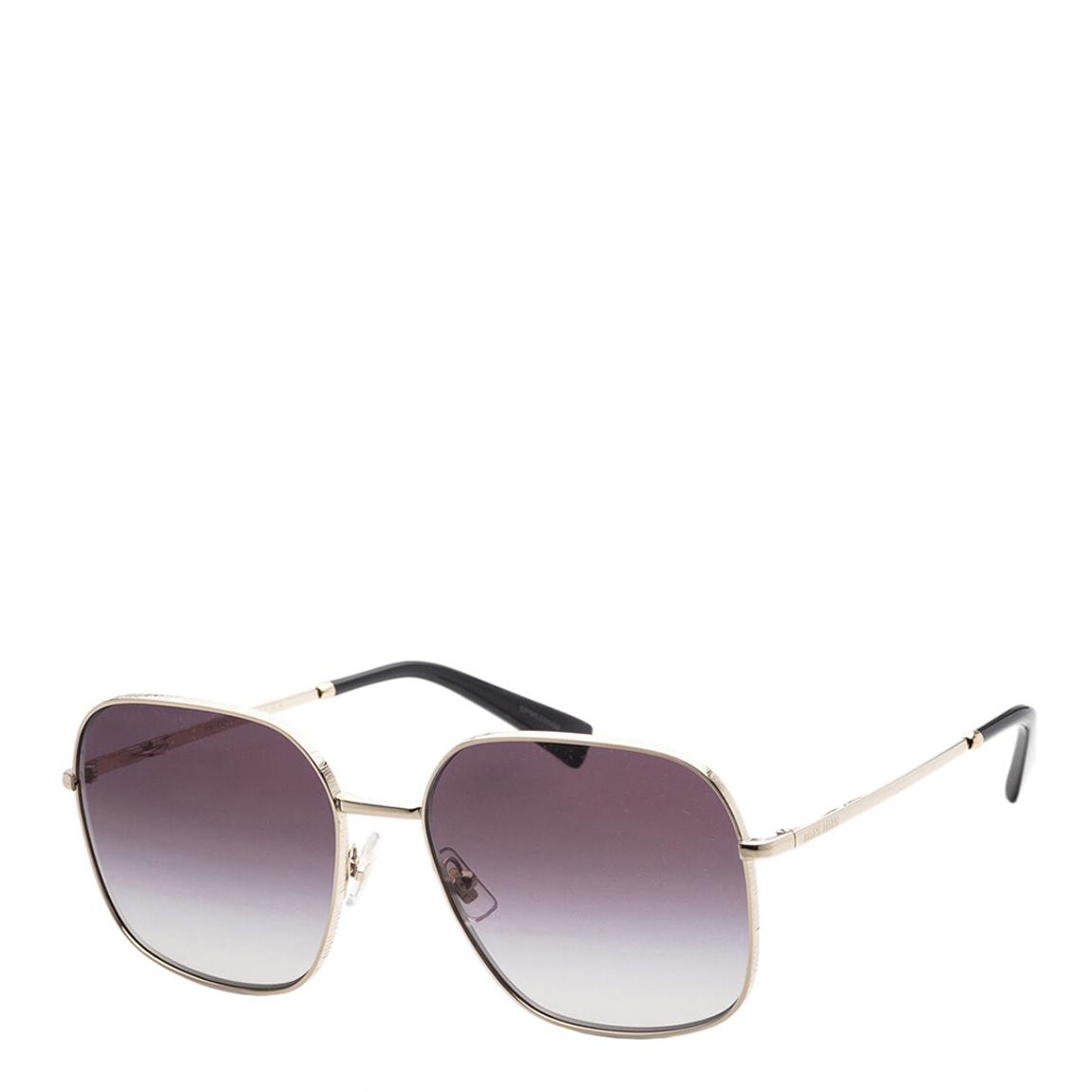 Women's Gold Miu Miu Sunglasses 55mm main product photo