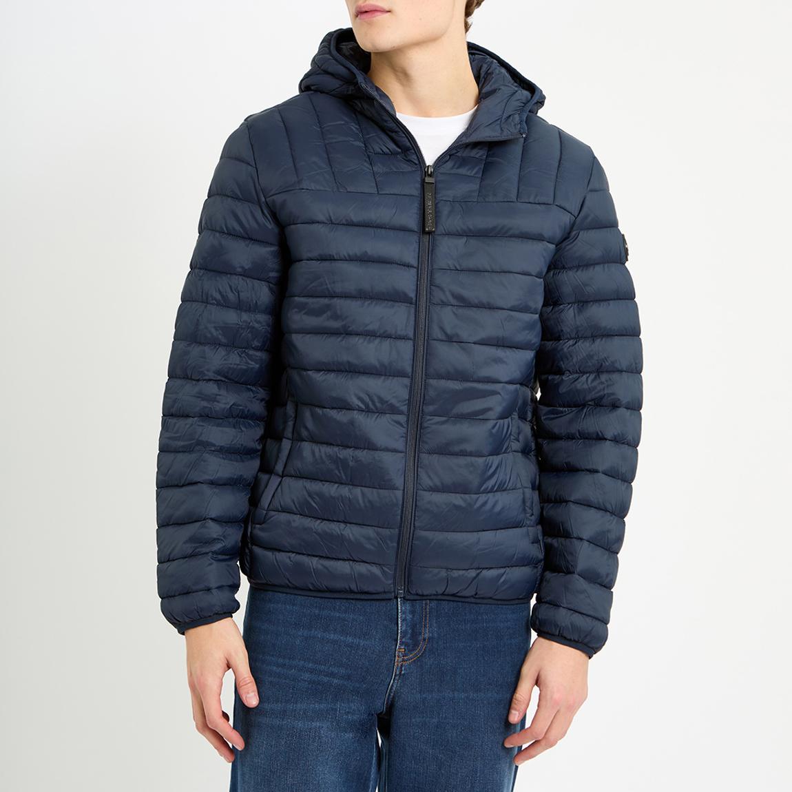 Navy Packable Puffer Jacket main product photo
