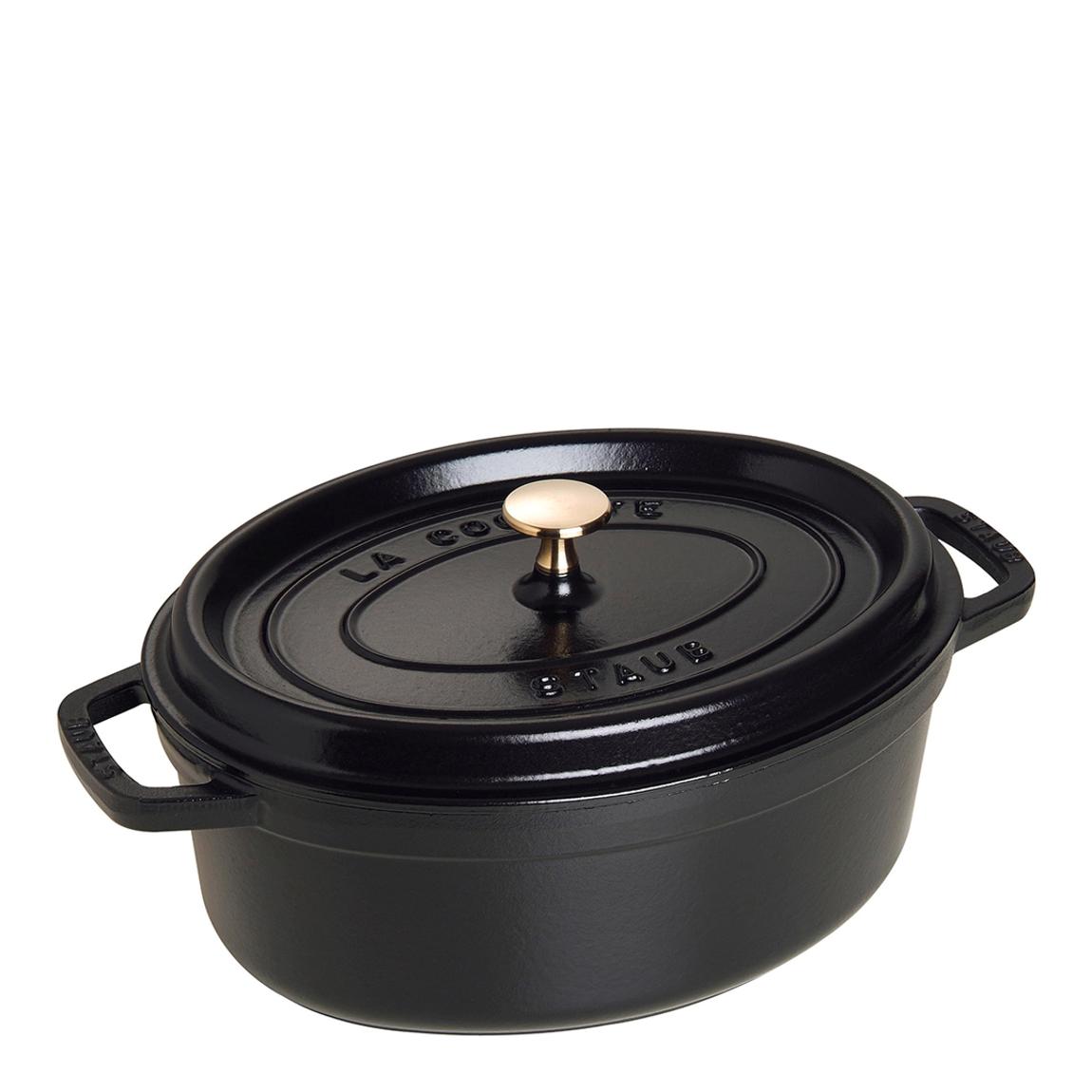 Black Oval Cast Iron Cocotte, 29cm main product photo