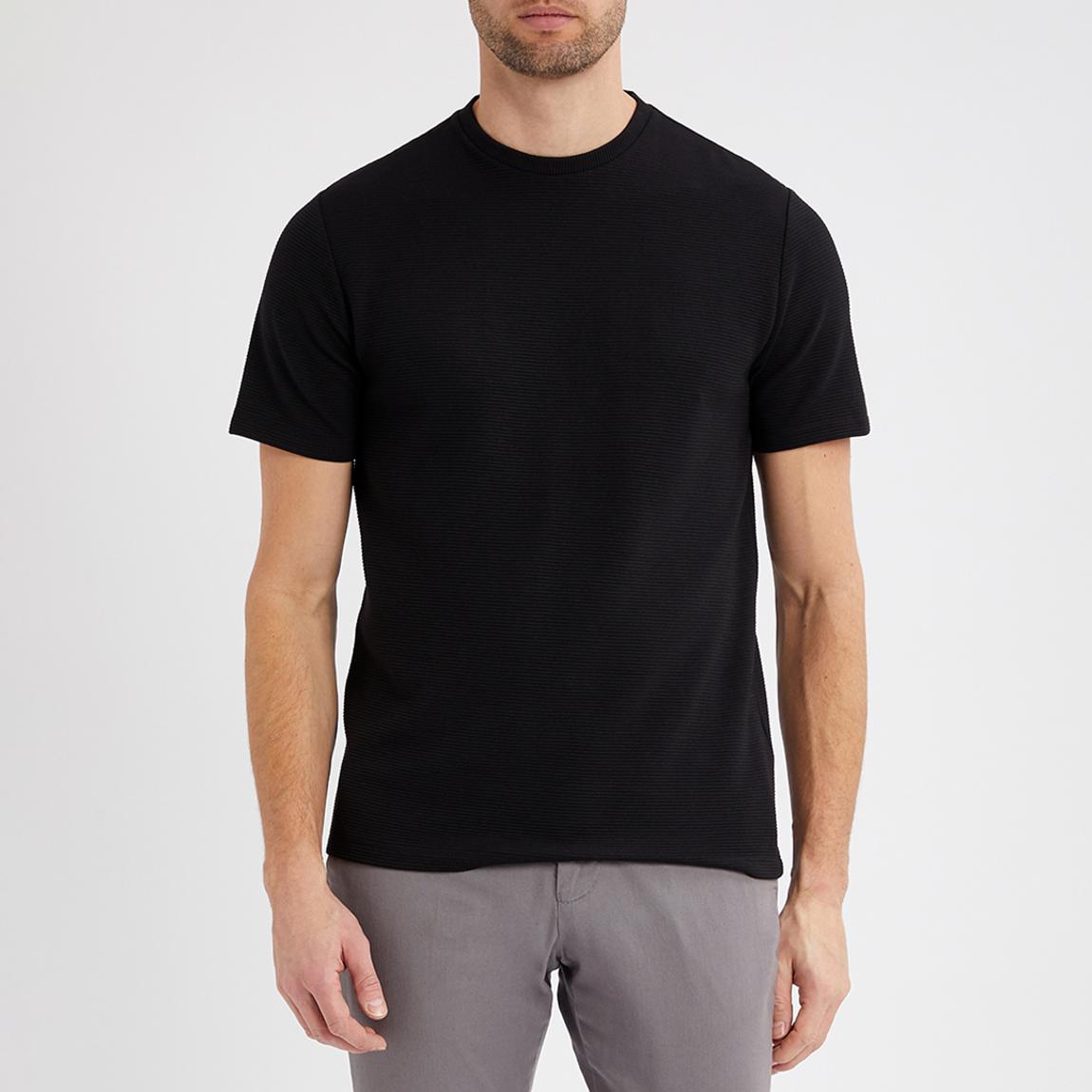 Black Phil Textured T-Shirt main product photo
