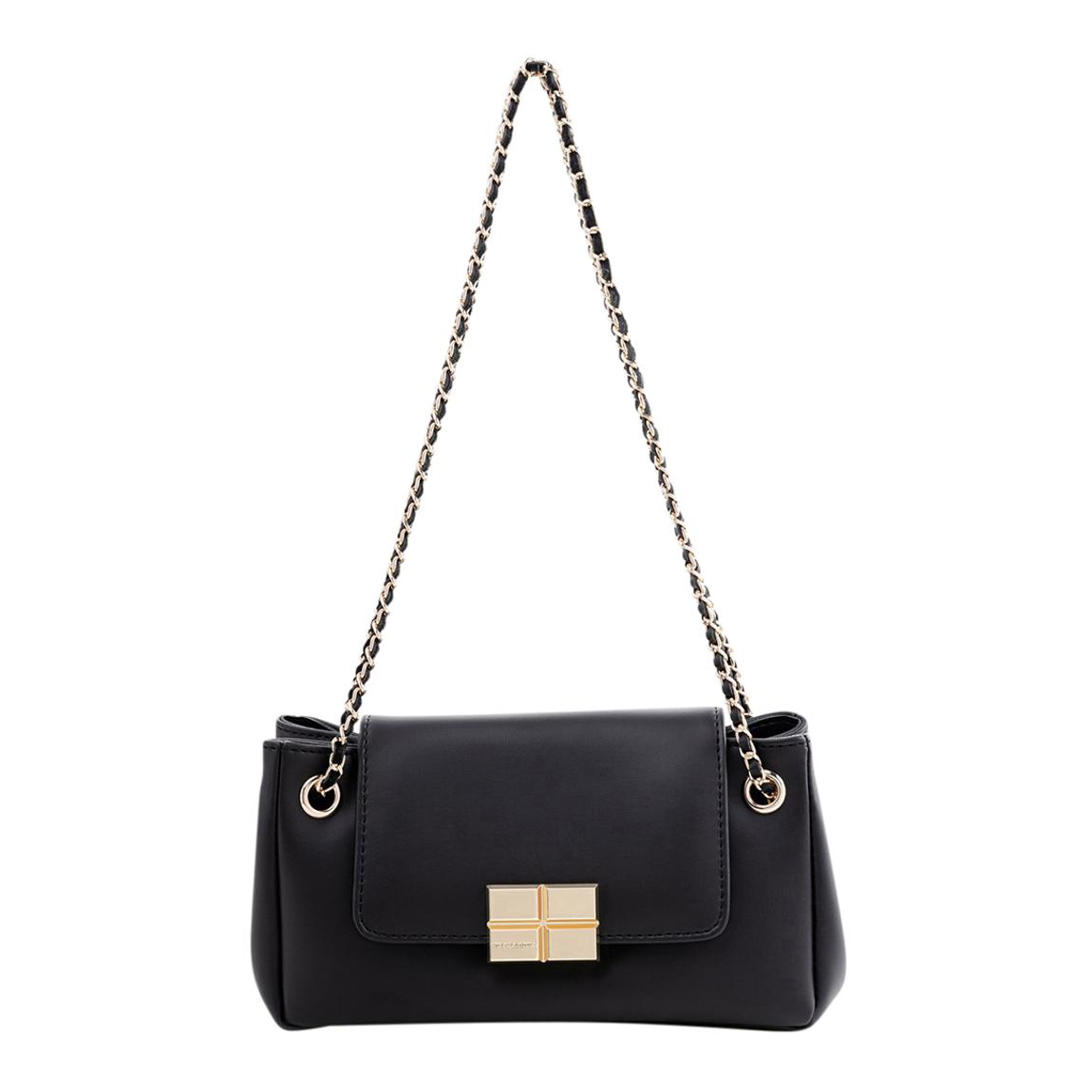 Black Siena Shoulder Bag main product photo