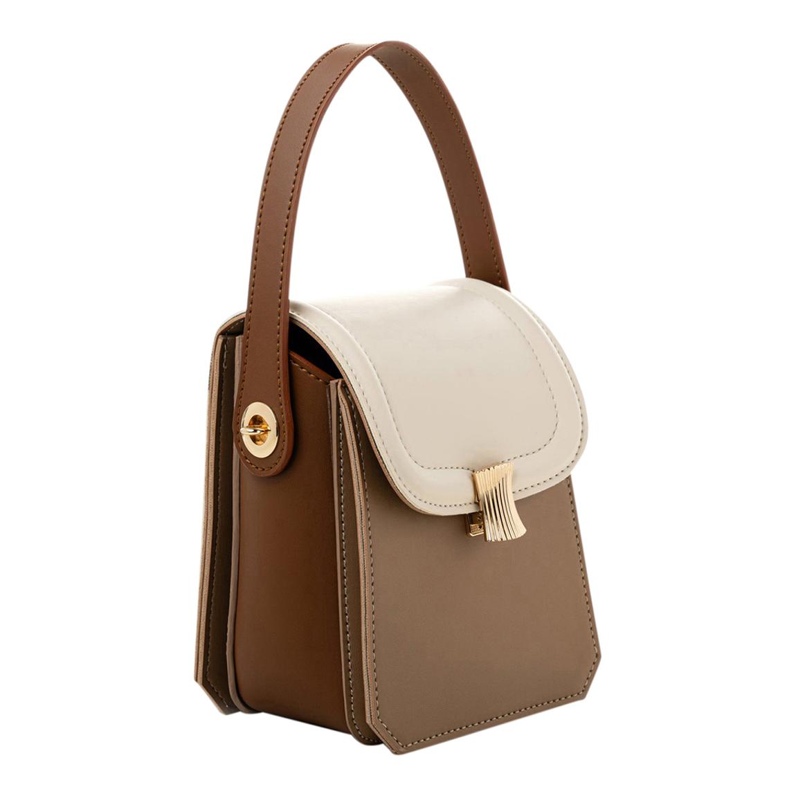 Tan & Cream Lagoon Crossbody Bag main product photo