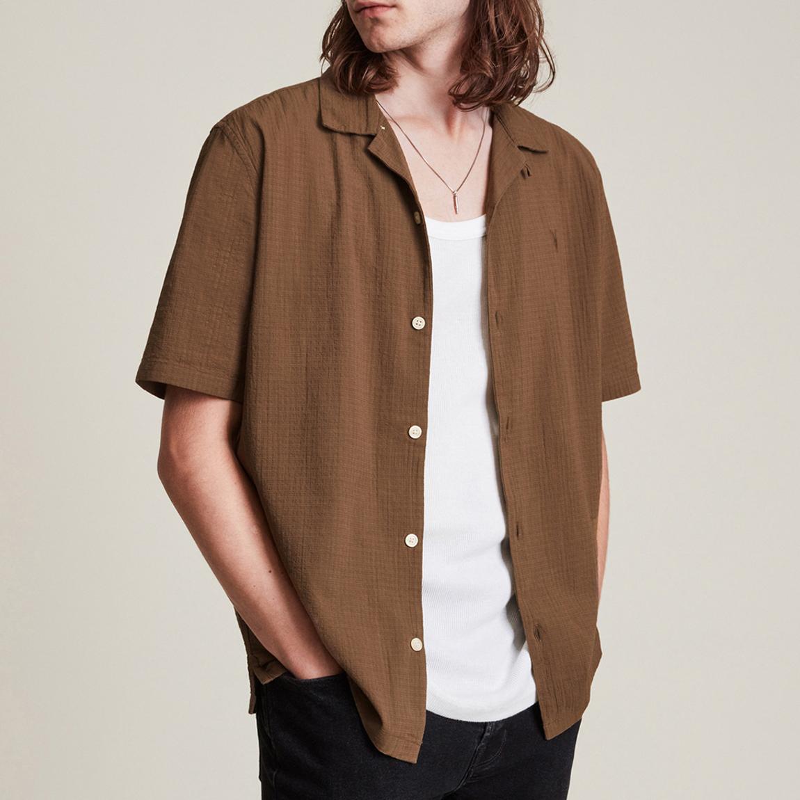 Brown Adornos Short Sleeve Shirt main product photo