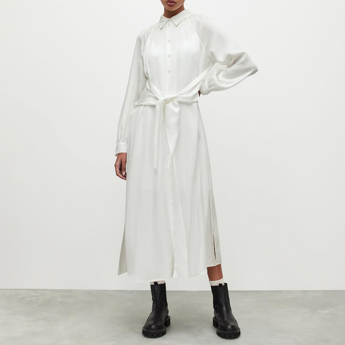 White Clanetta Midi Dress main product photo