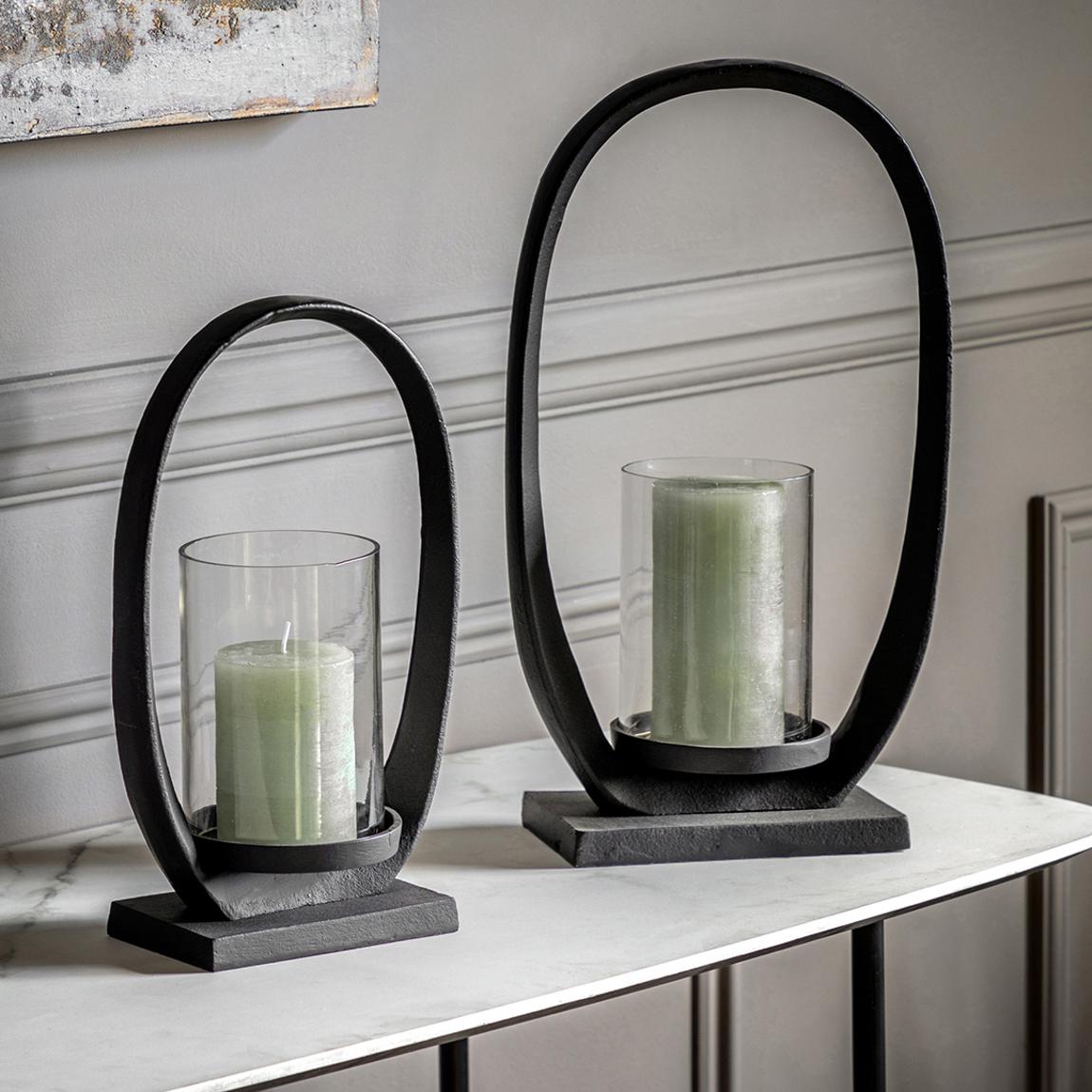 Hooper Lantern Large Black 225x110x415mm main product photo