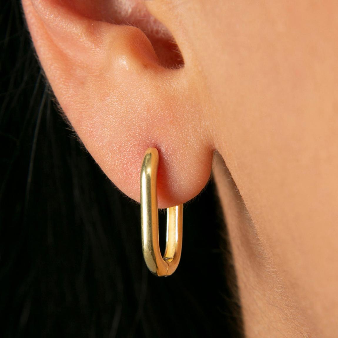 Gold Hoop Earring main product photo