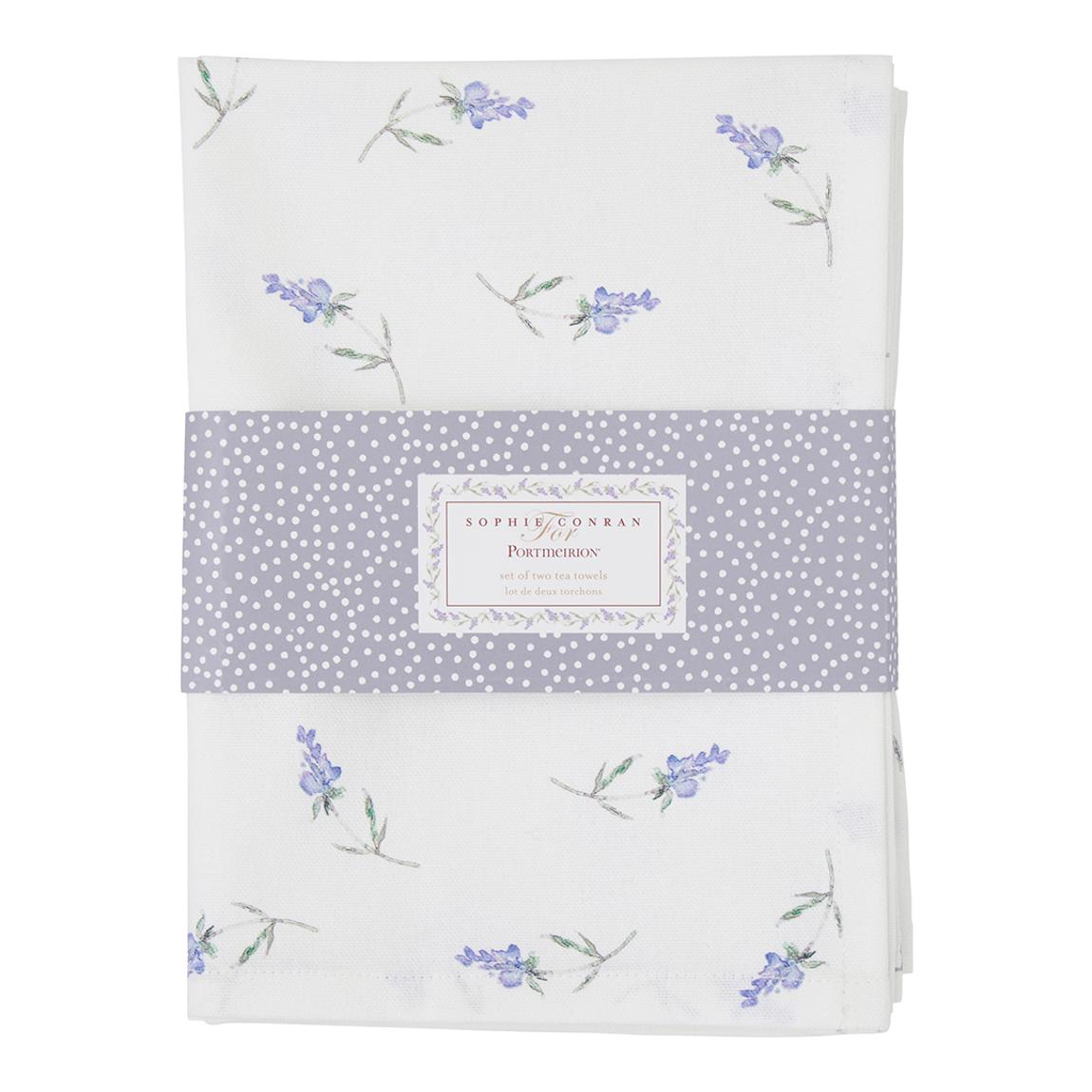 Set of 2 Lavandula Cotton Tea Towels main product photo