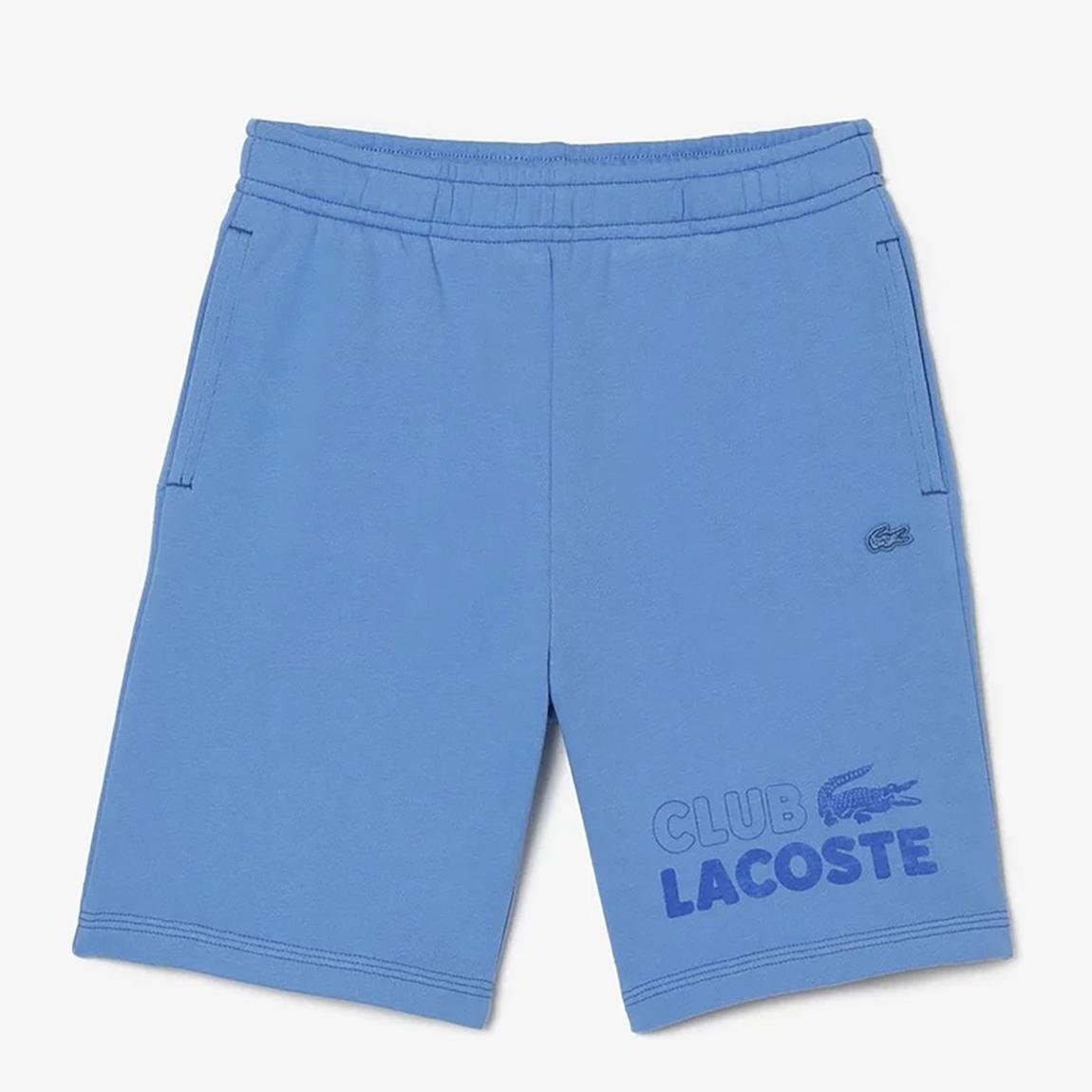 Teen Boy's Blue Club Lacoste Cotton Shorts main product photo