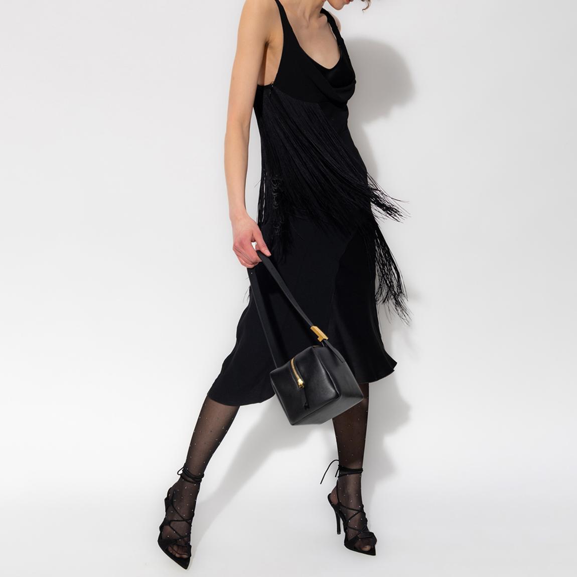 Black Tassel Midi Dress main product photo