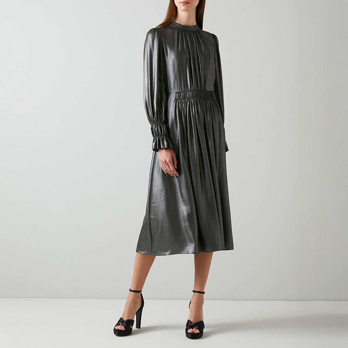 Silver Louise Midi Dress main product photo