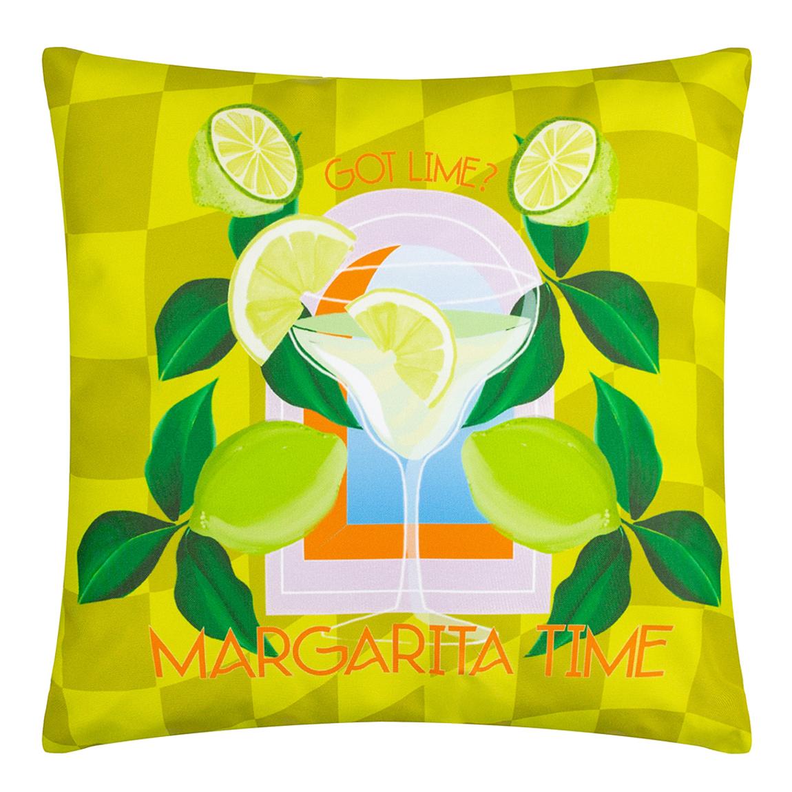 Margarita 43x43cm Outdoor Cushion, Lime main product photo