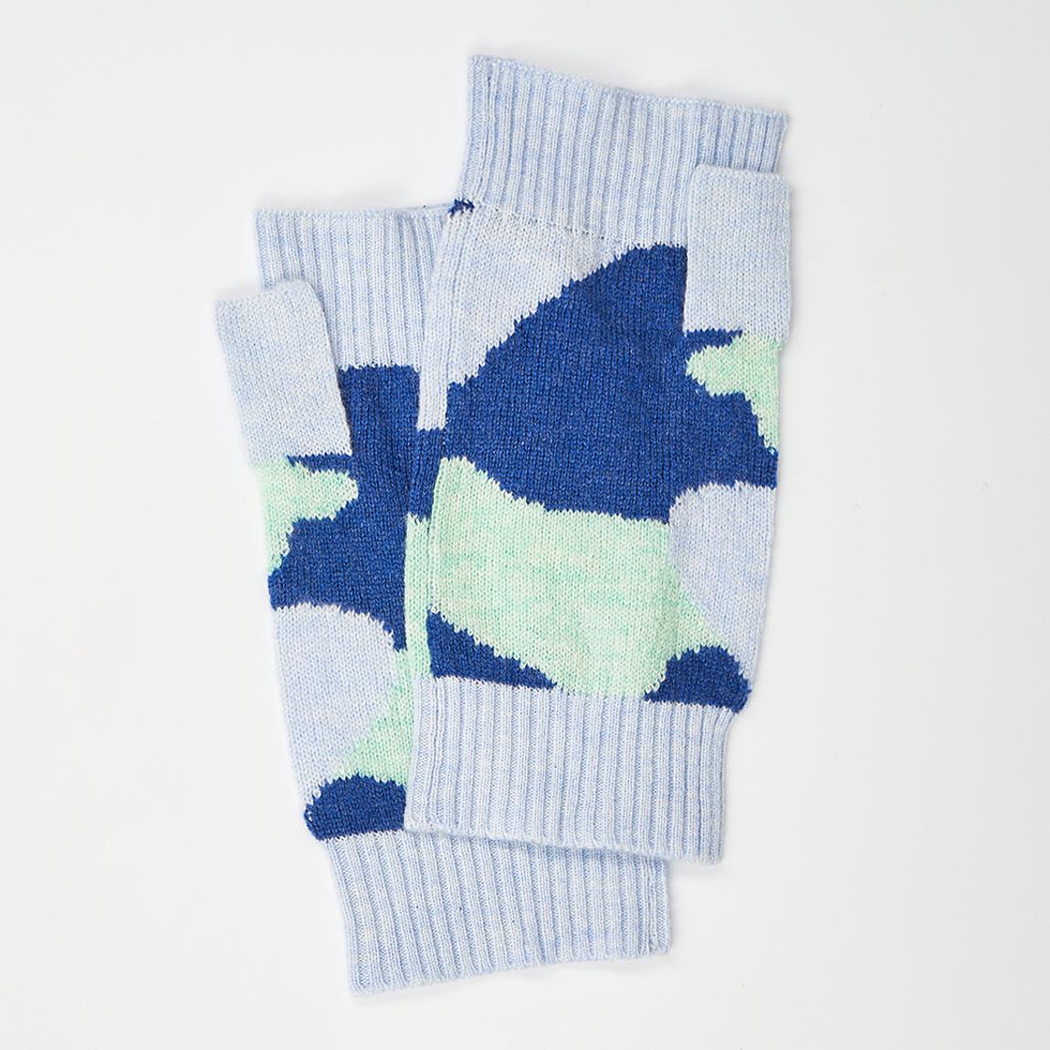 Blue Mist Cashmere Wrist Warmers main product photo