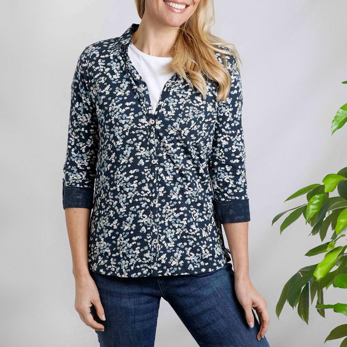 Navy Cotton Jersey Shirt main product photo
