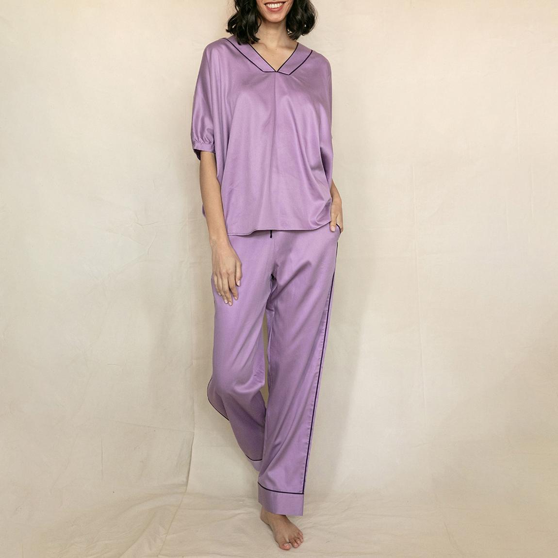 Lilac Wimbledon Lilac Pyjama Set main product photo