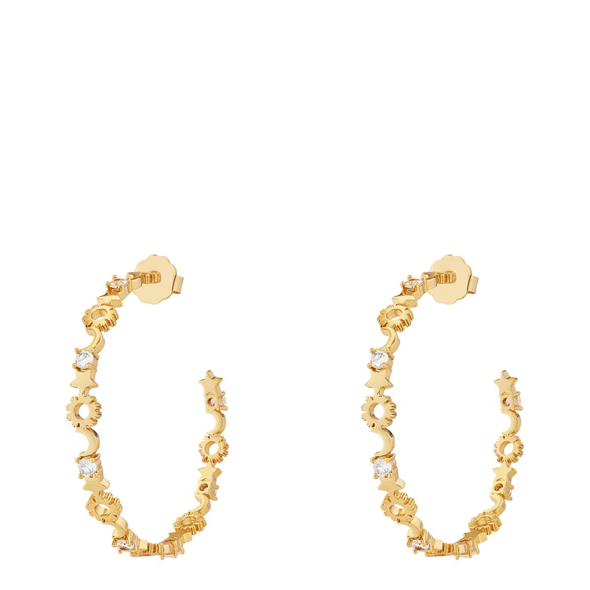 18K Recycled Gold Heaven's Sparkle Earrings main product photo