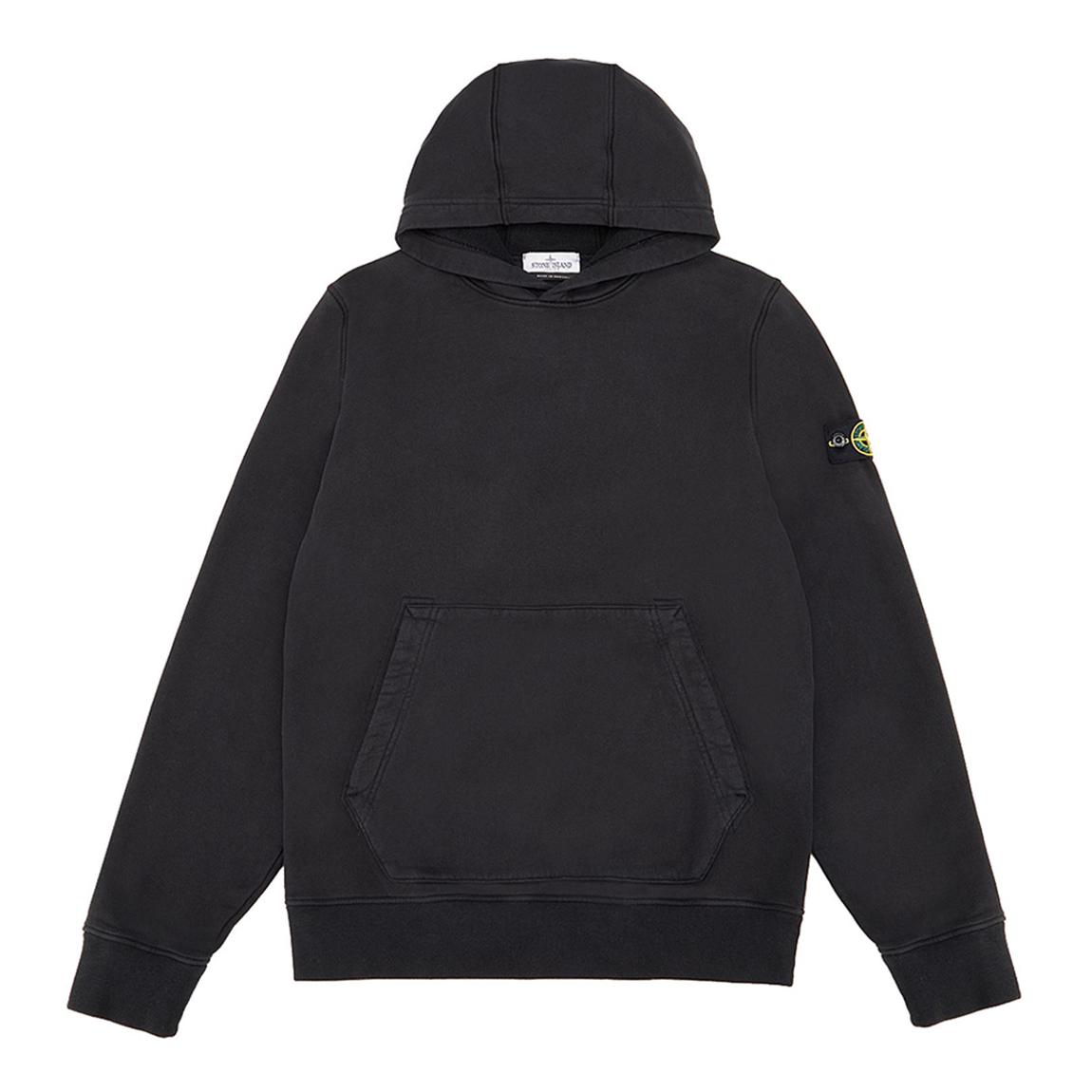 Navy Cotton Fleece Hoodie main product photo