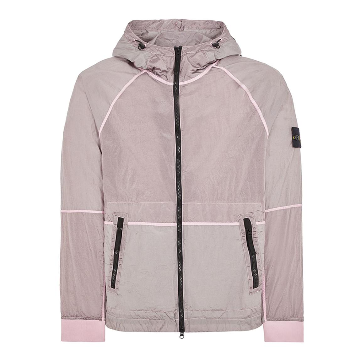 Pink Nylon Hooded Jacket main product photo