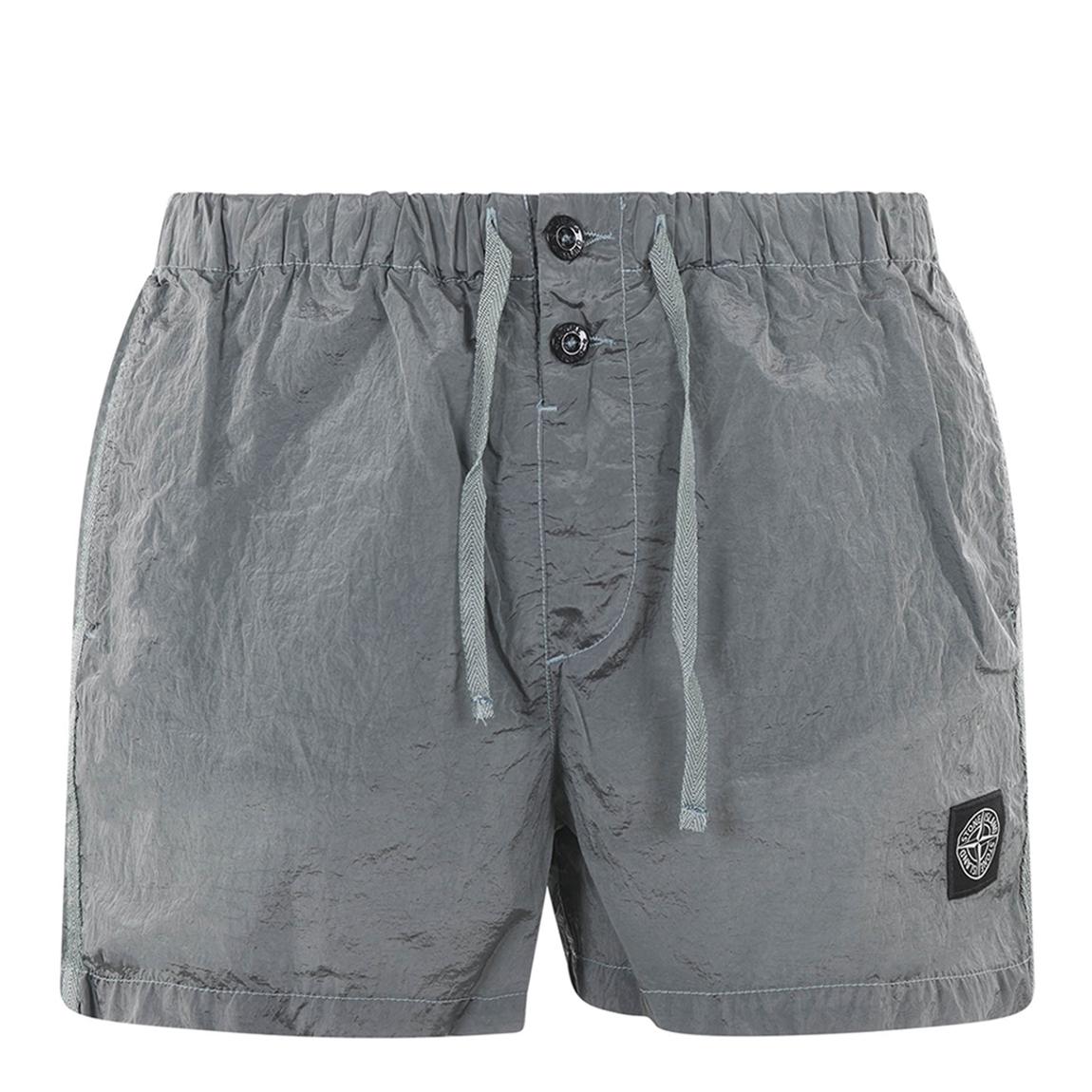 Grey Nylon Swimming Trunks main product photo