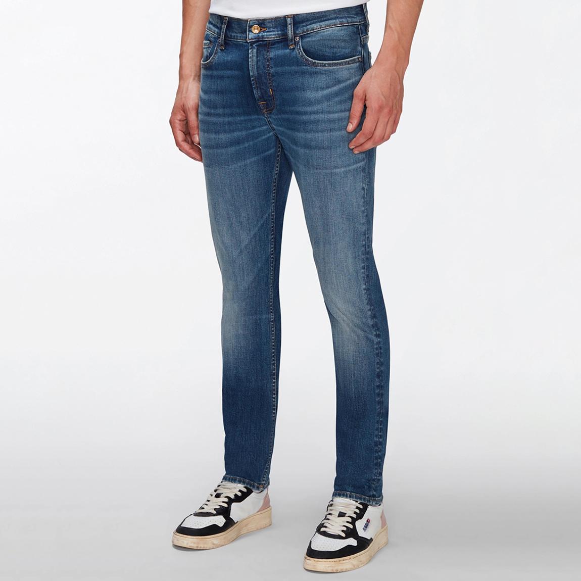 Mid Blue Paxtyn Stretch Jeans main product photo