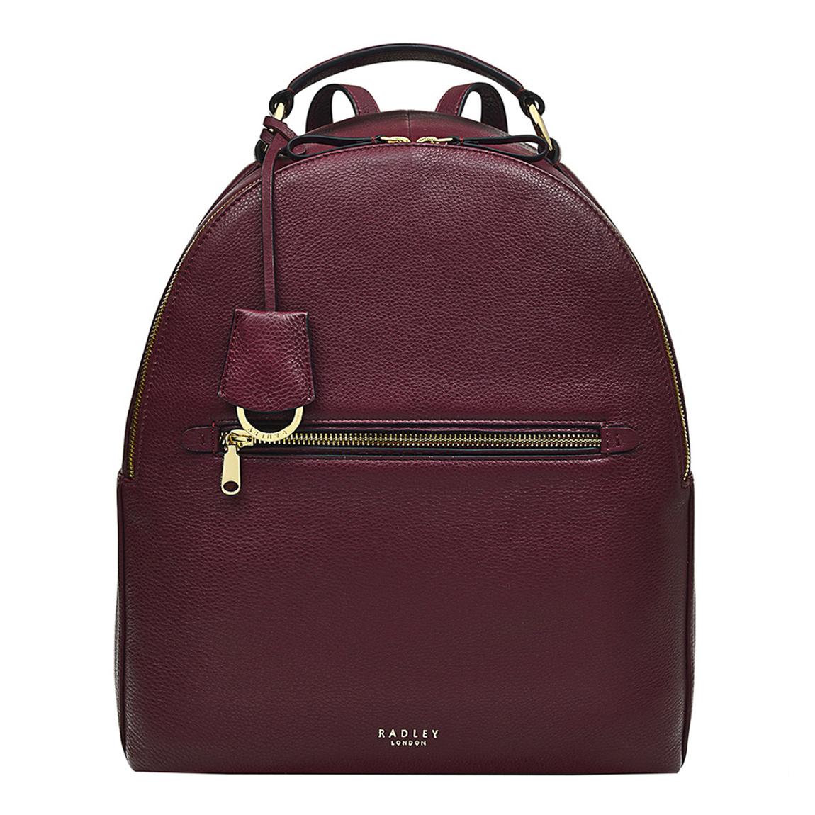 Dark Cherry Witham Road Medium Ziptop Backpack main product photo