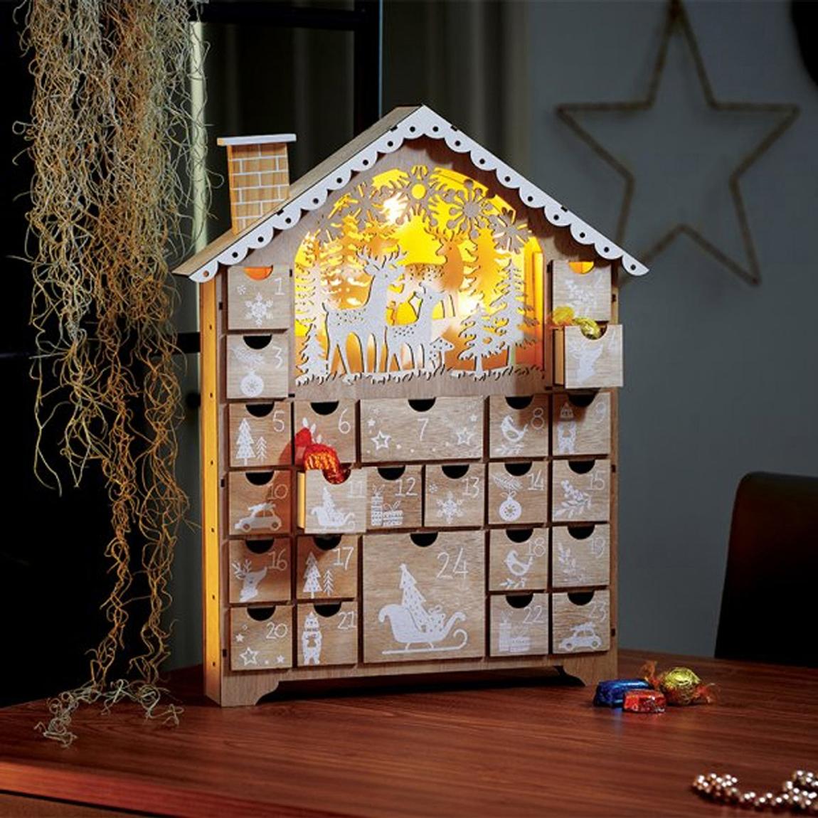 InLit Traditional Alpine Advent Calendar main product photo