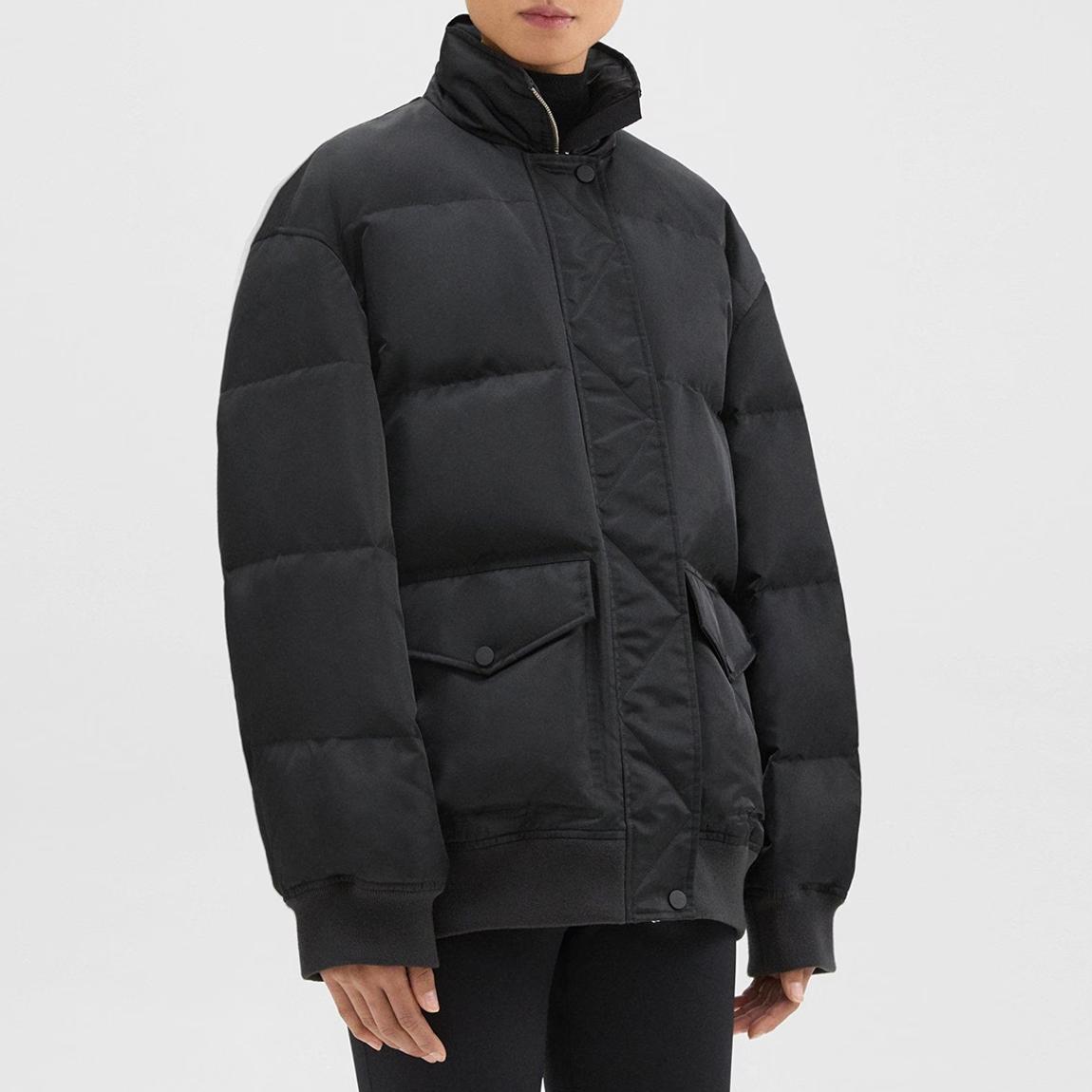 Navy Oversized Puffer Coat main product photo
