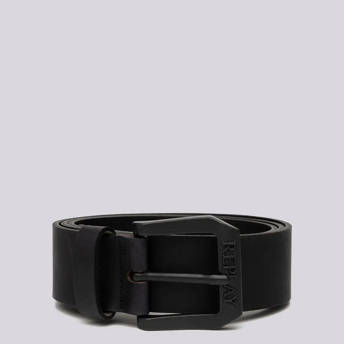 Black Classic Leather Belt main product photo