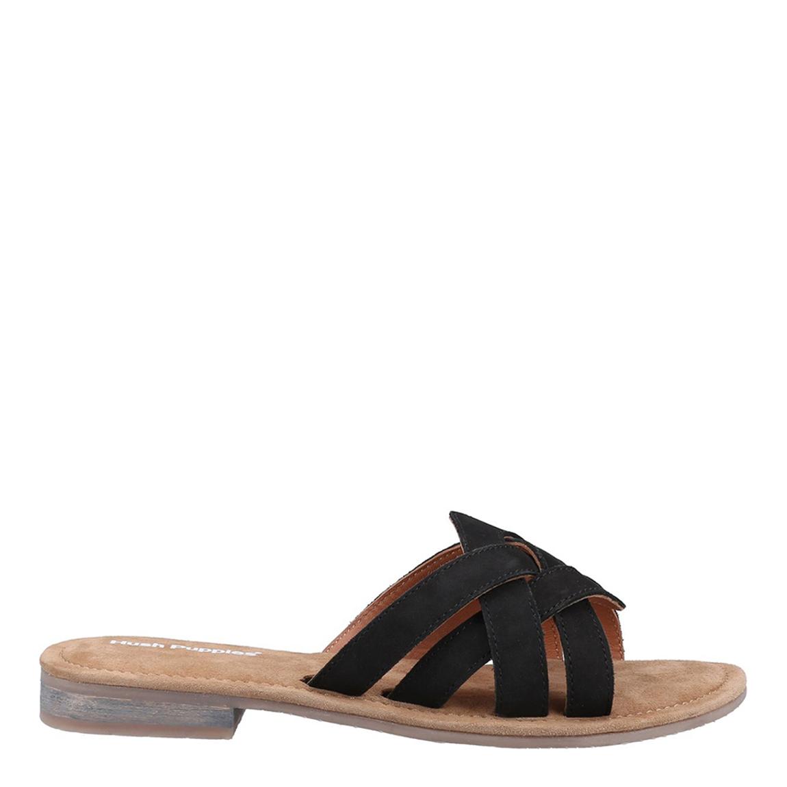 Black Alexandra Mule Sandal main product photo
