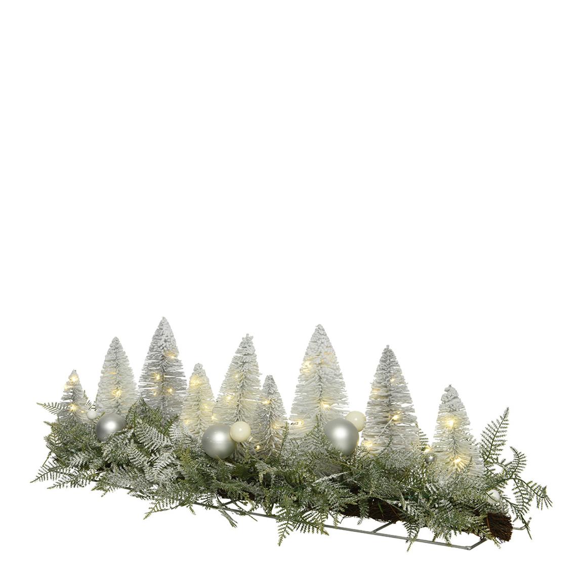 Light Up Brush Trees Light Up Table Piece, Green main product photo