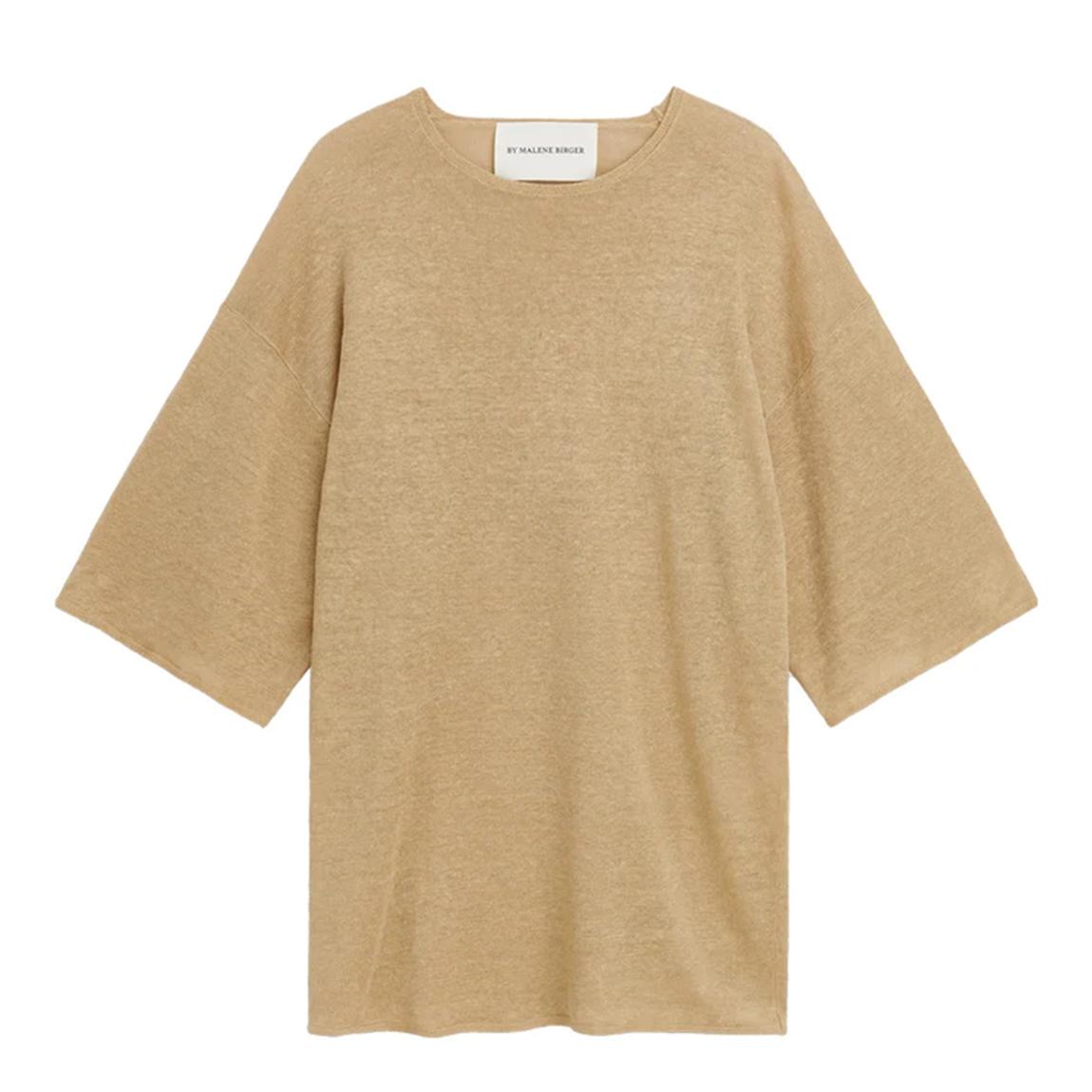 Camel Calime Linen T-shirt main product photo