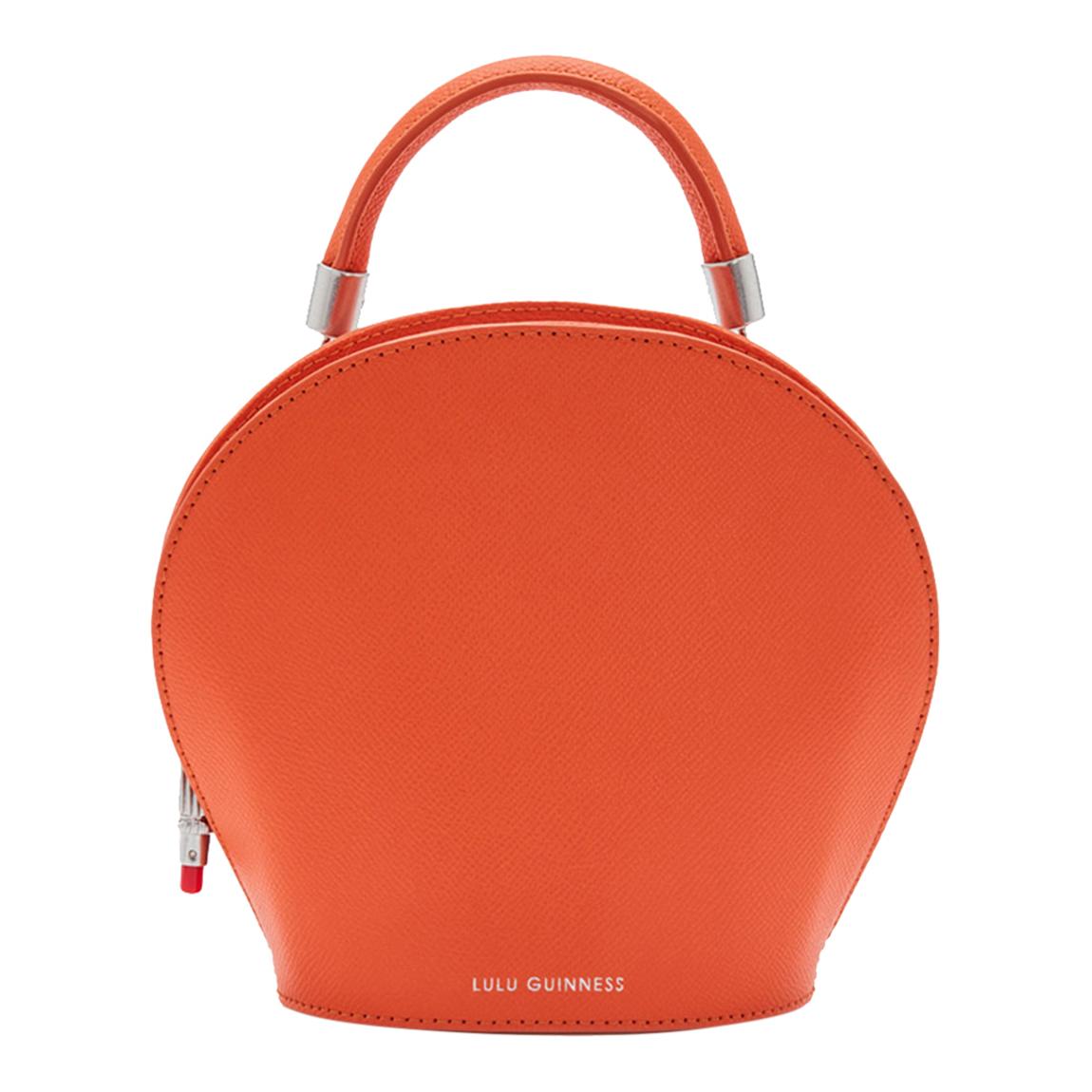 Clementine Orange Leather Willow Handbag main product photo