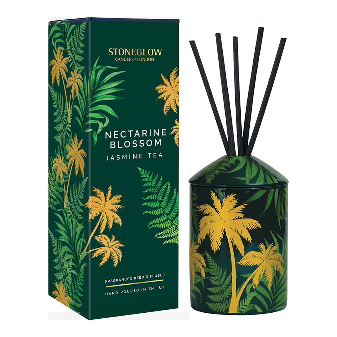 Urban Botanics Ceramic Nectarine Blossom Jasmine Tea Reed Diffuser 200ml main product photo