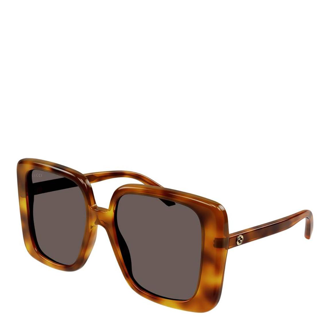 Women's Brown Gucci Sunglasses 55mm main product photo