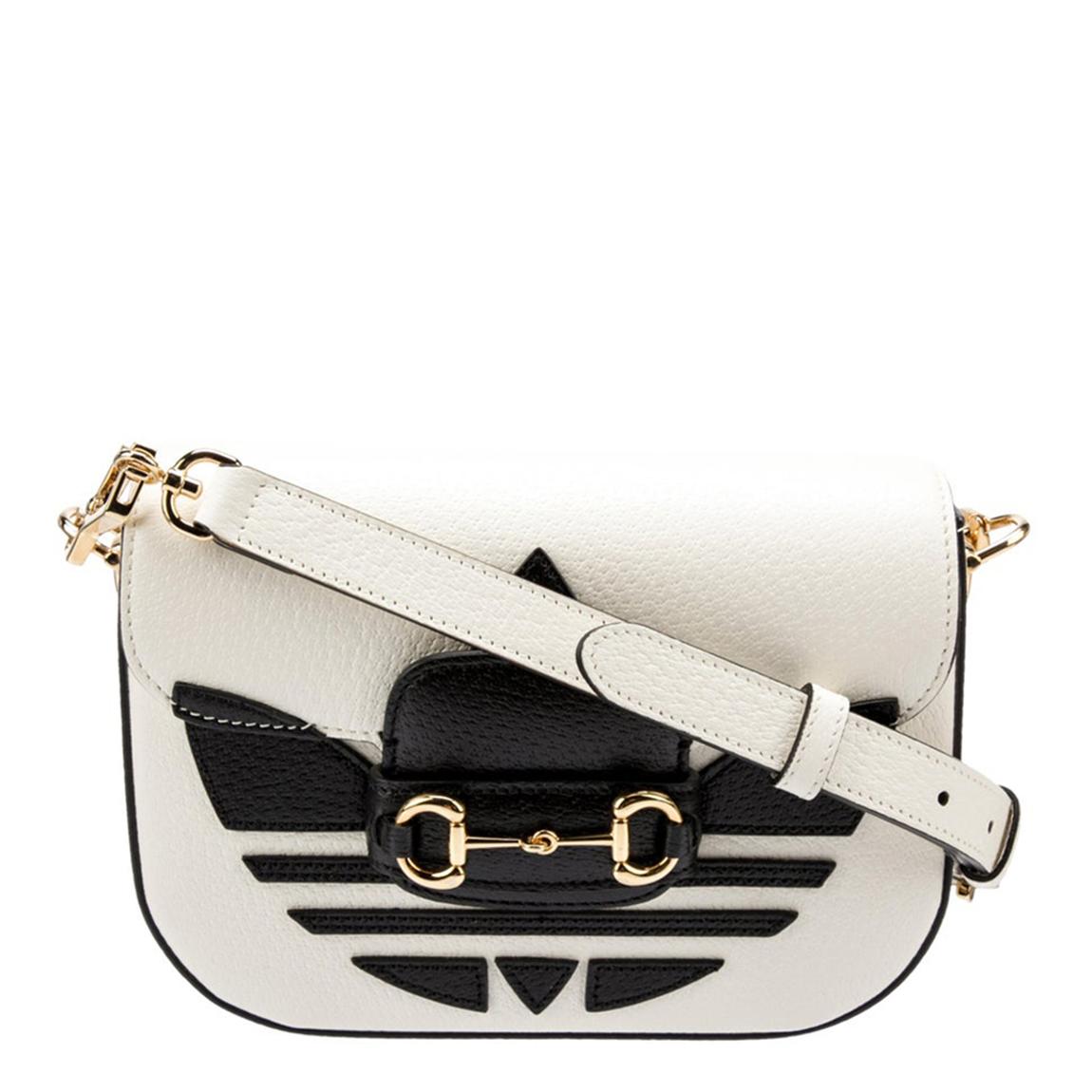 Adidas X Gucci White Horsebit 1955 Mini Bag main product photo