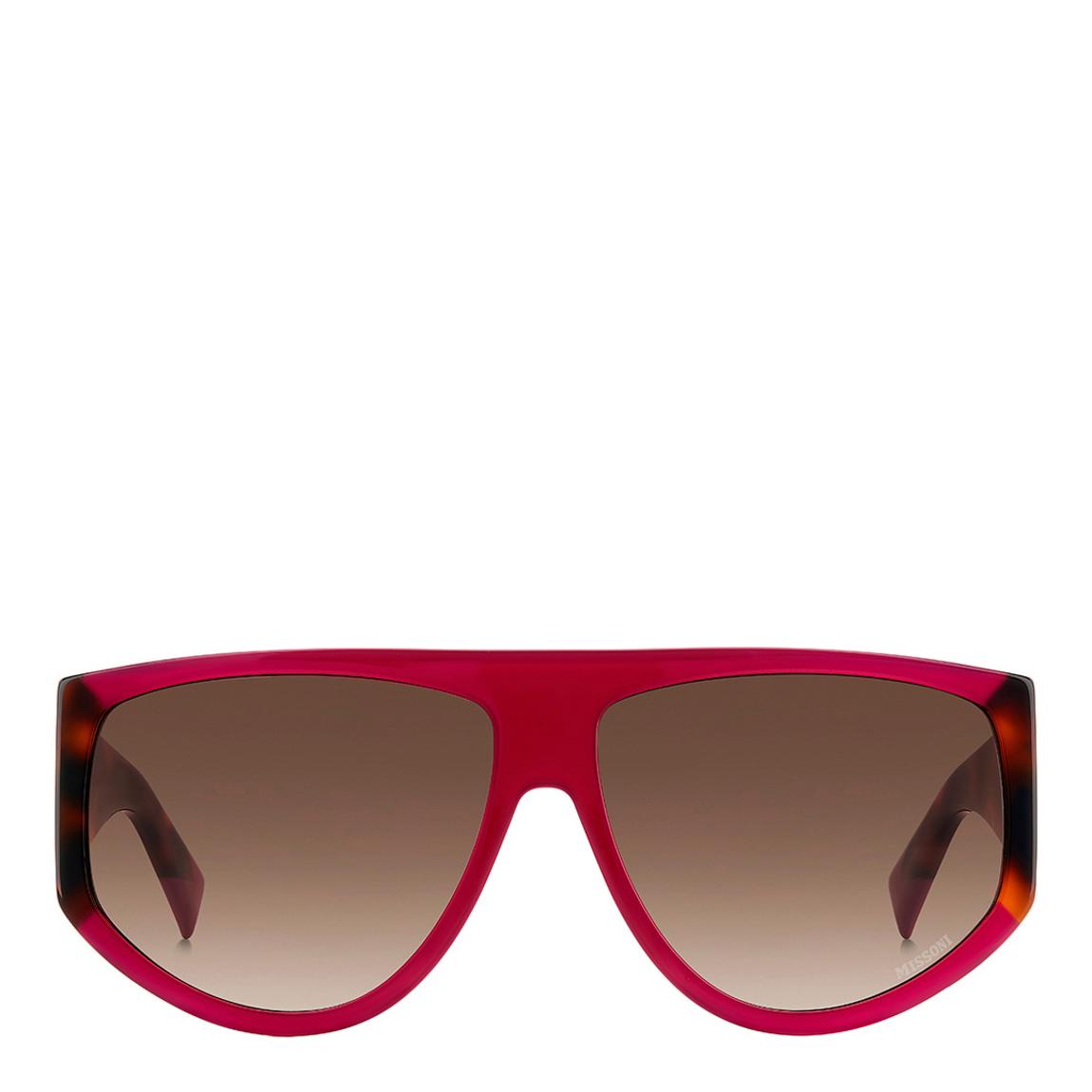 Cyclamen Havana Square Flat Top Sunglasses main product photo