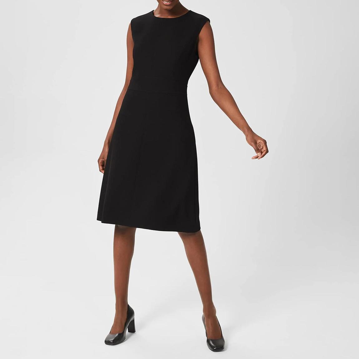 Black Ophelia Aline Dress main product photo