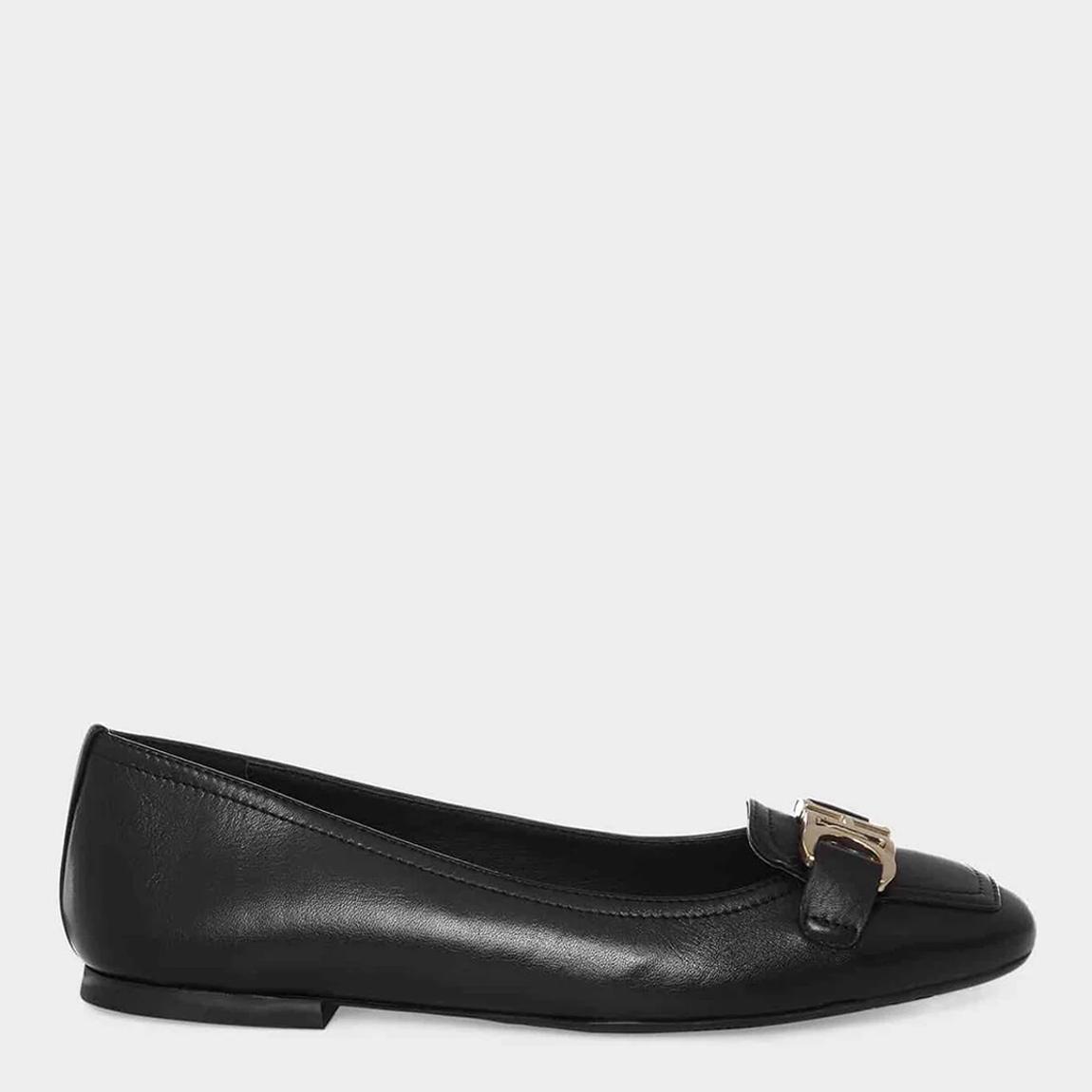 Black Margot Leather Pumps main product photo