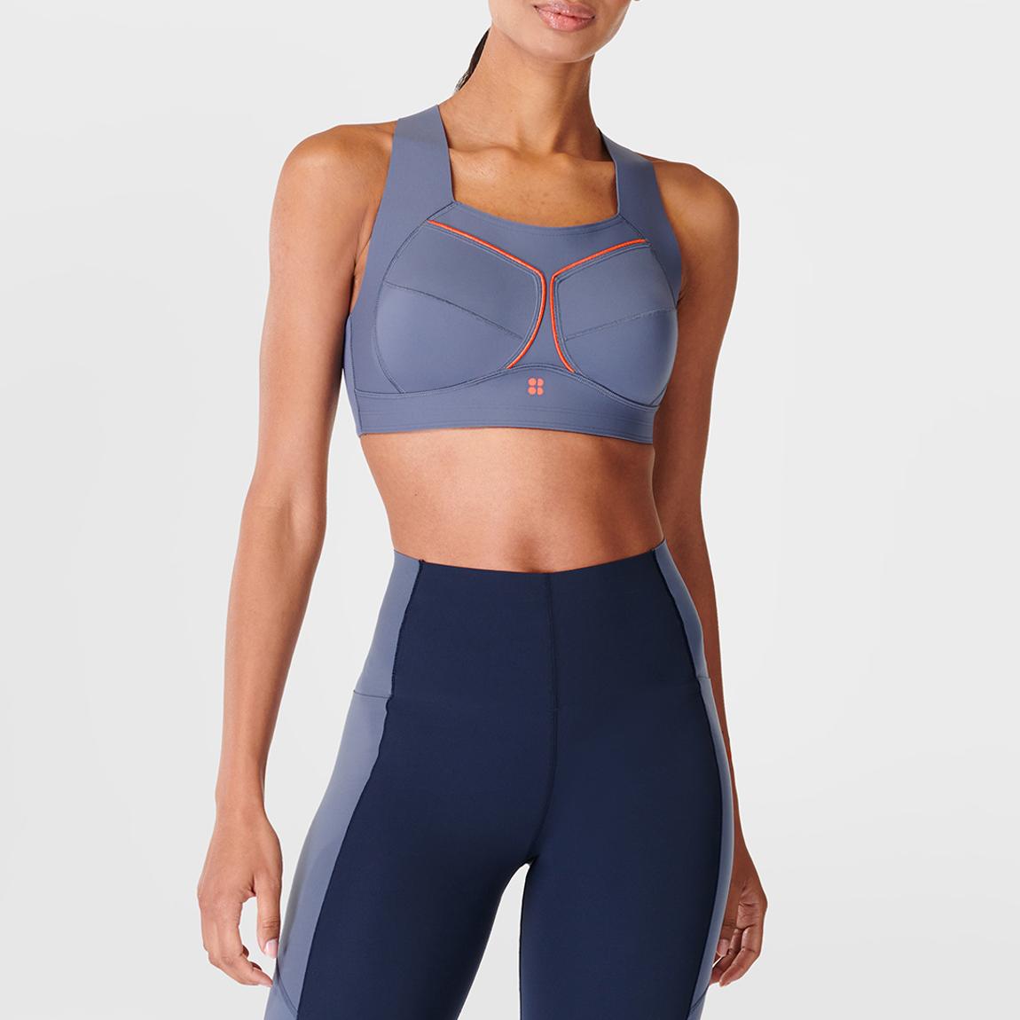 Blue Zero Gravity Running Bra main product photo