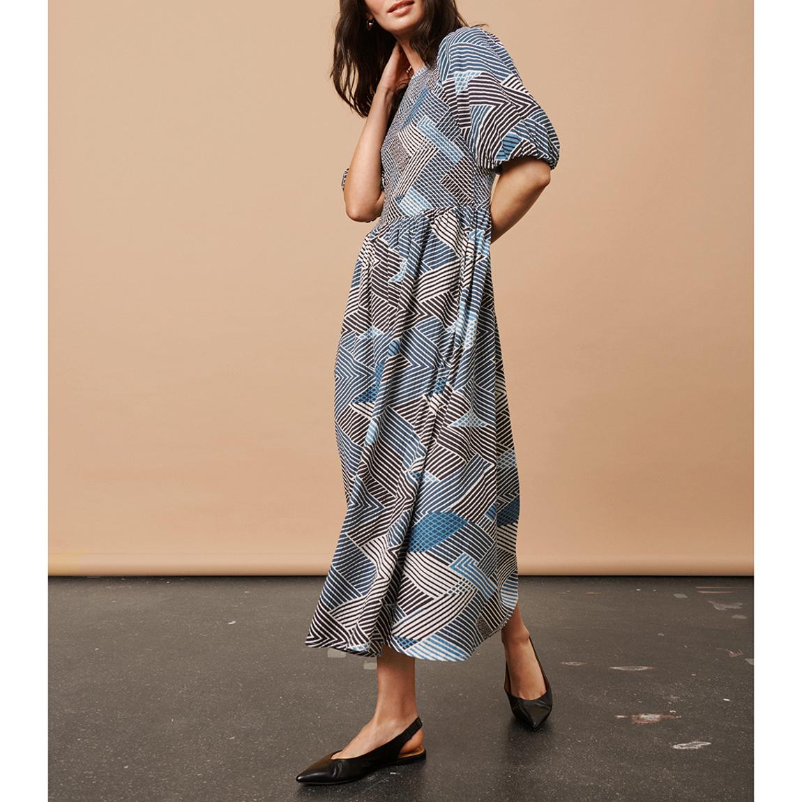 Navy Boanna Cotton Dress main product photo