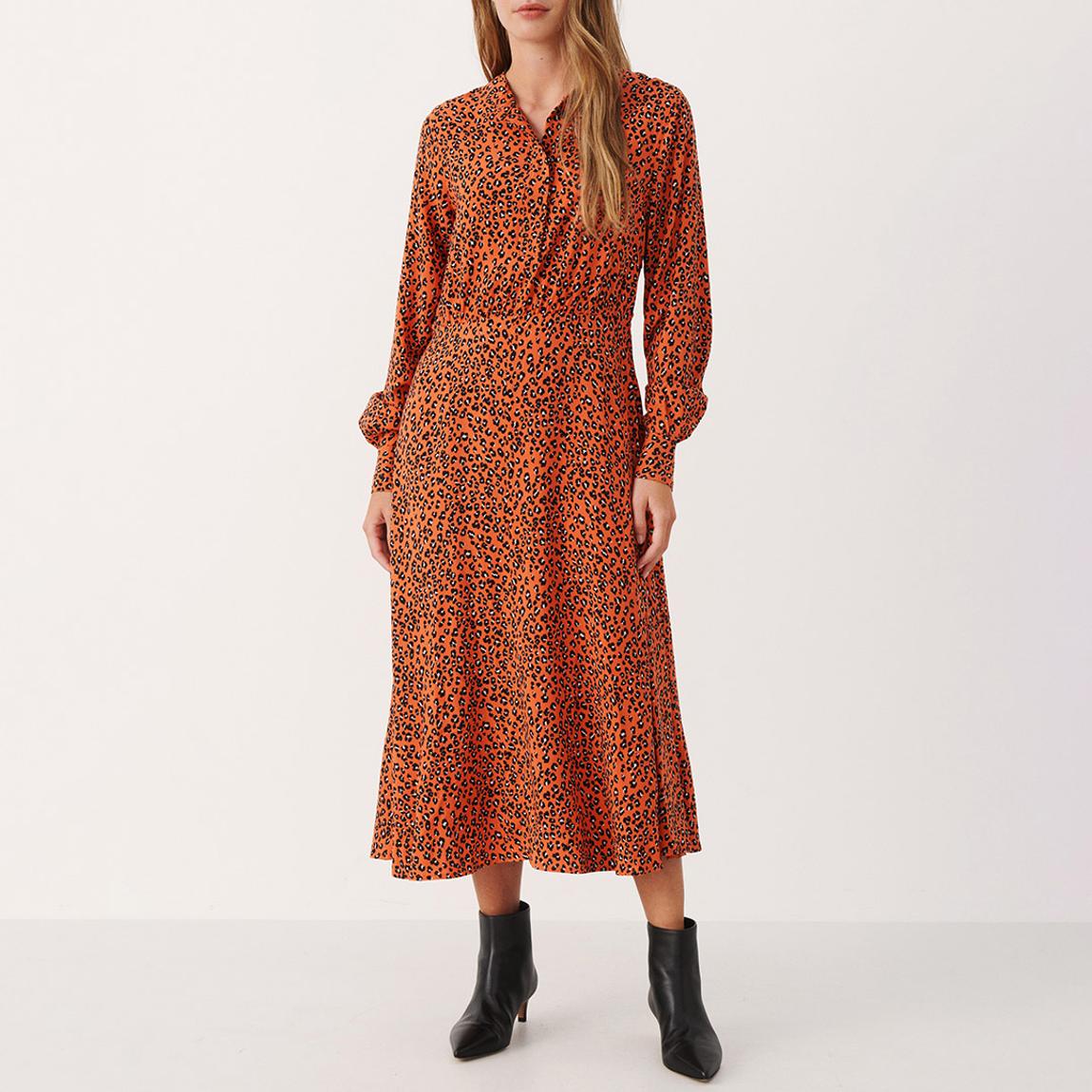 Orange Viona Light Dress main product photo