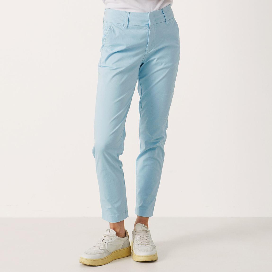 Light Blue Soffys Cotton Trouser main product photo