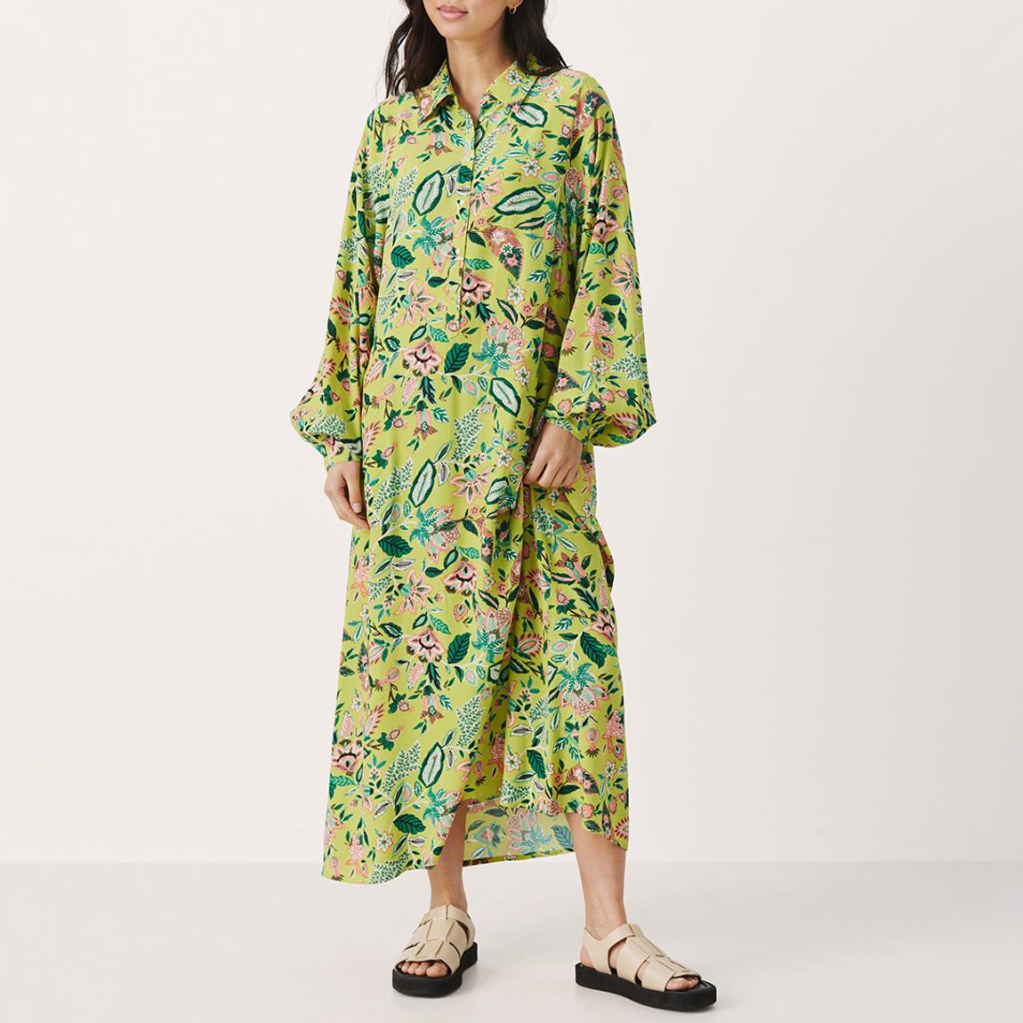 Green Floral Dress main product photo