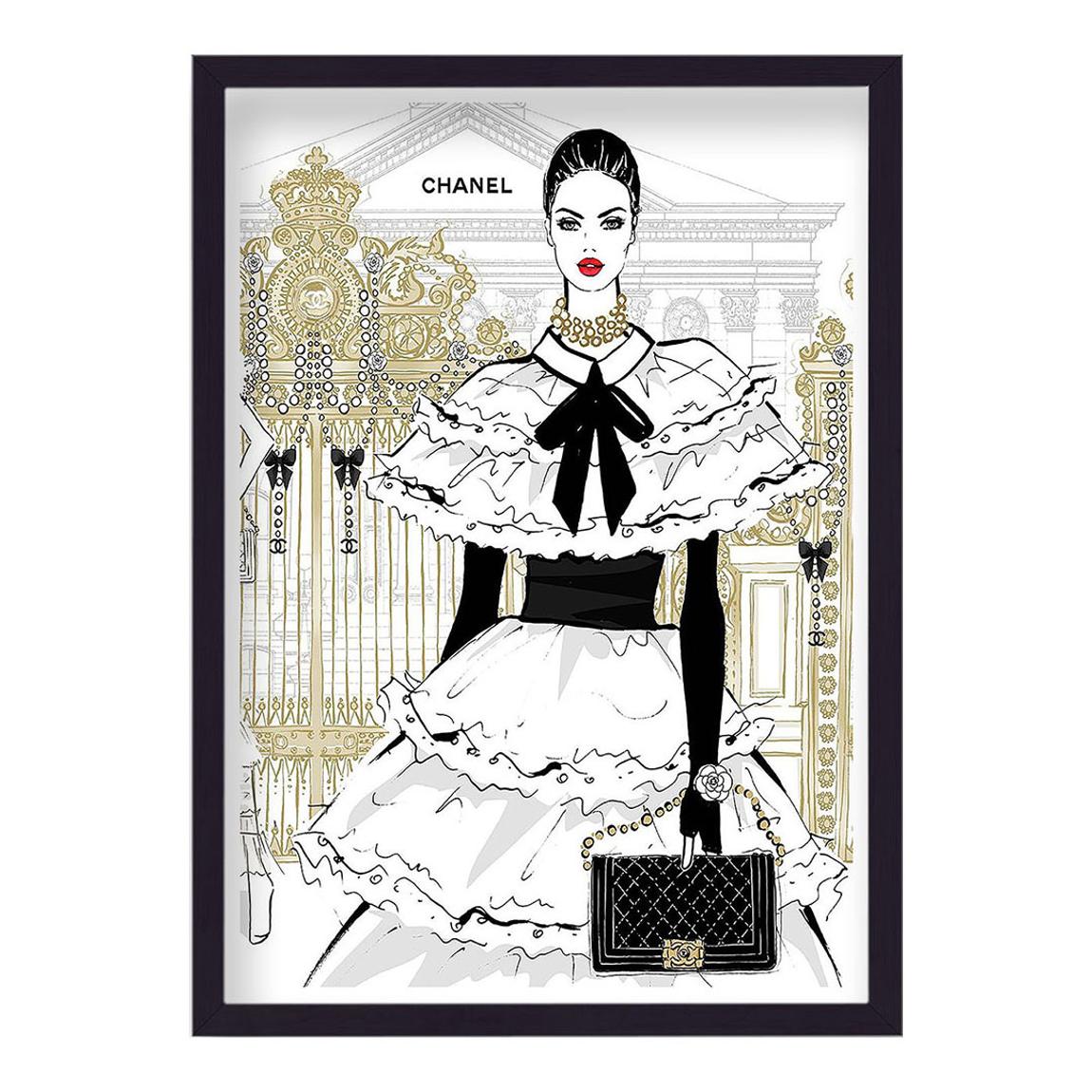 The Chanel Touch Ornate Gateway Framed Print main product photo