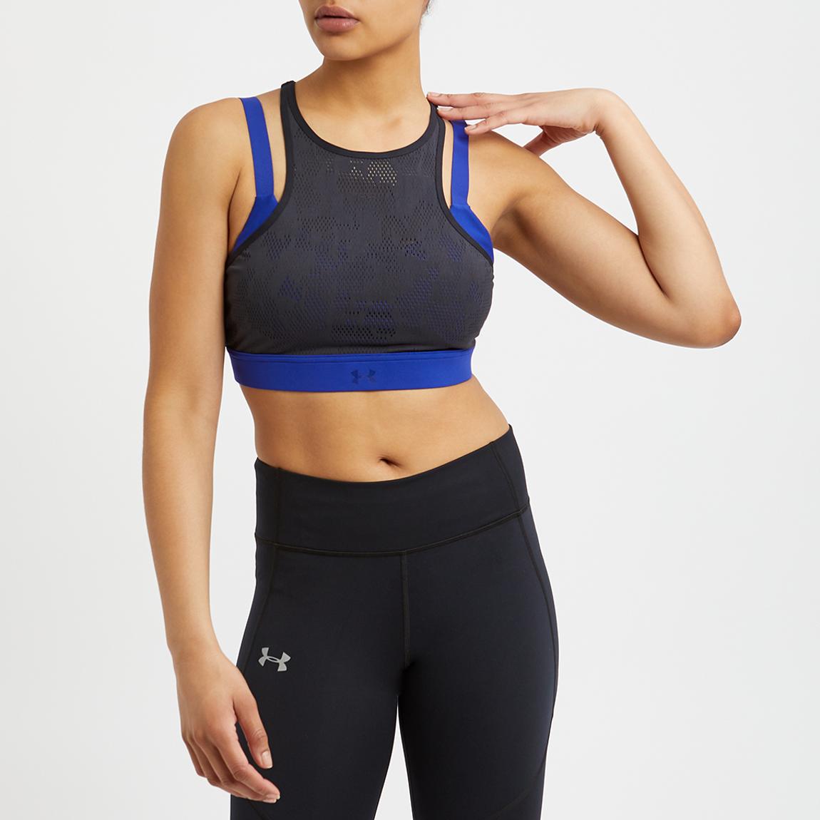 Blue Vanish Mesh Sports Bra main product photo