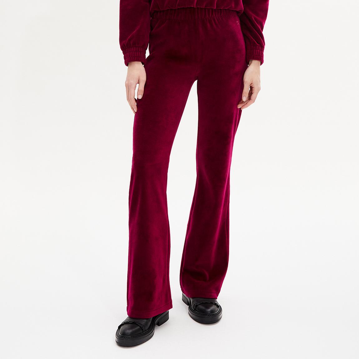 Red Flare Trousers main product photo